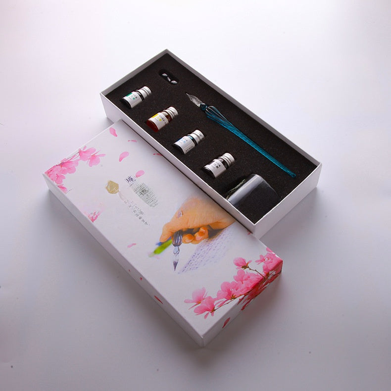 Handmade Glass Dip Pen for Calligraphy and Art