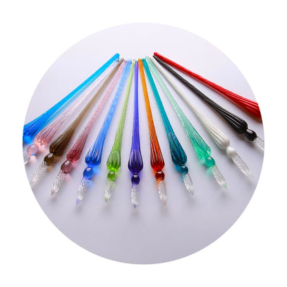 Handmade Glass Dip Pen for Calligraphy and Art