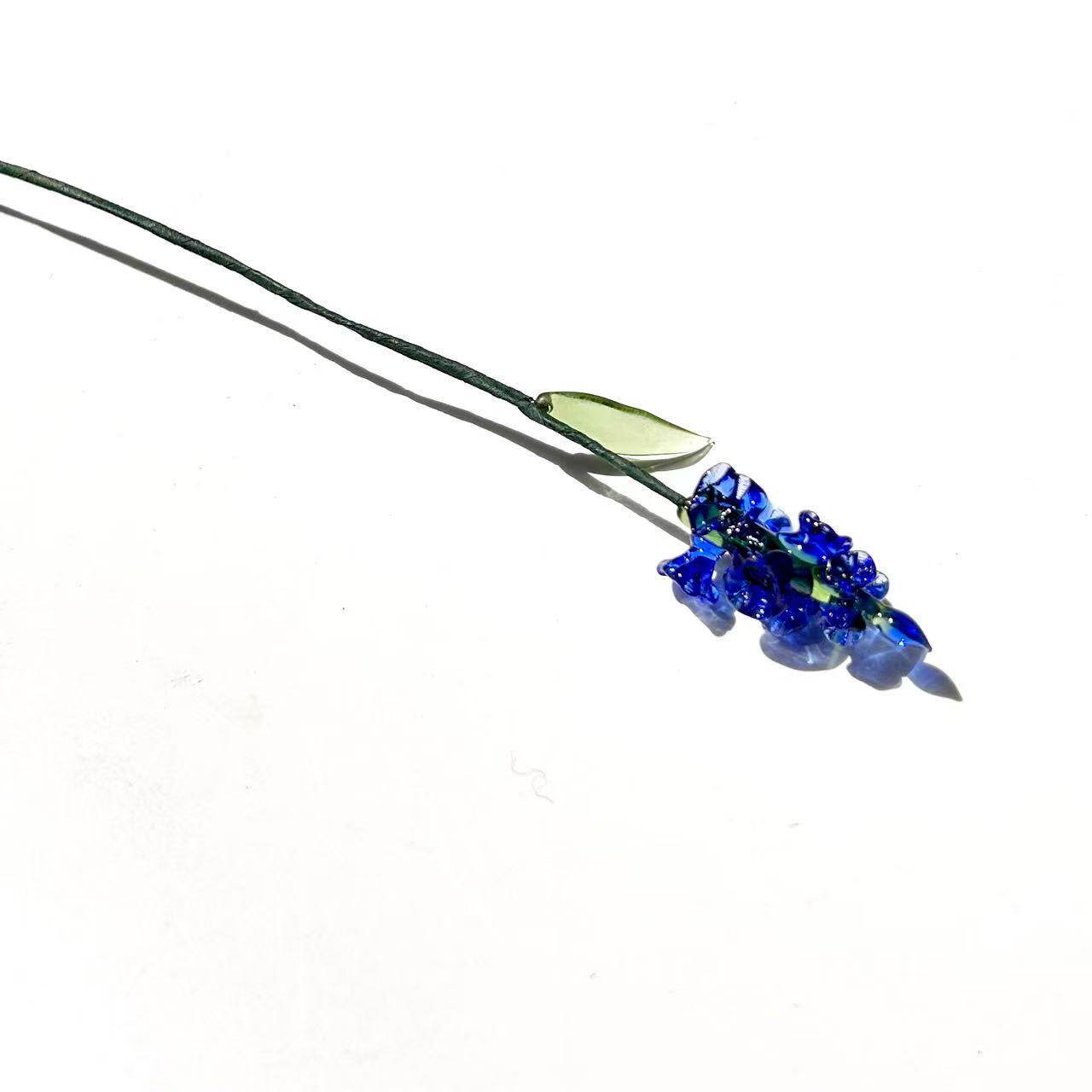 Handmade Glass Flower Decorative Ornament
