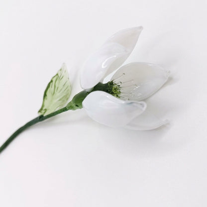 Handmade Glass Flower Decorative Ornament