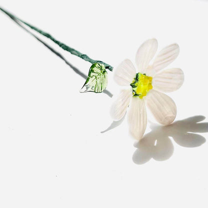 Handmade Glass Flower Decorative Ornament