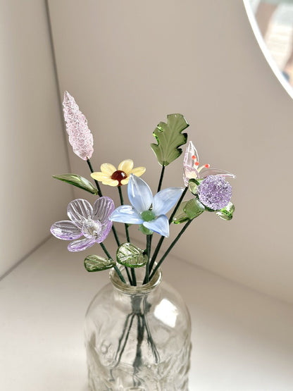 Handmade glass flower