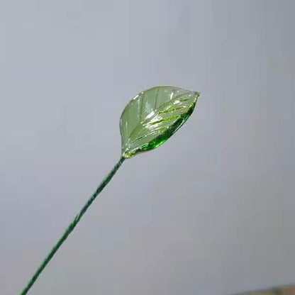 Handmade glass flower