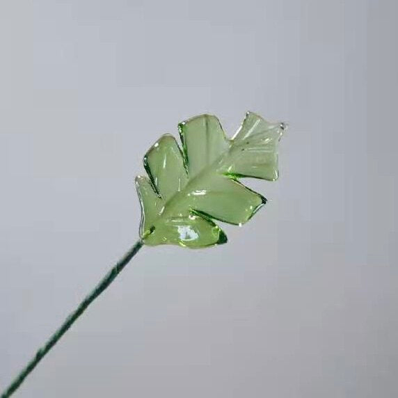 Handmade glass flower