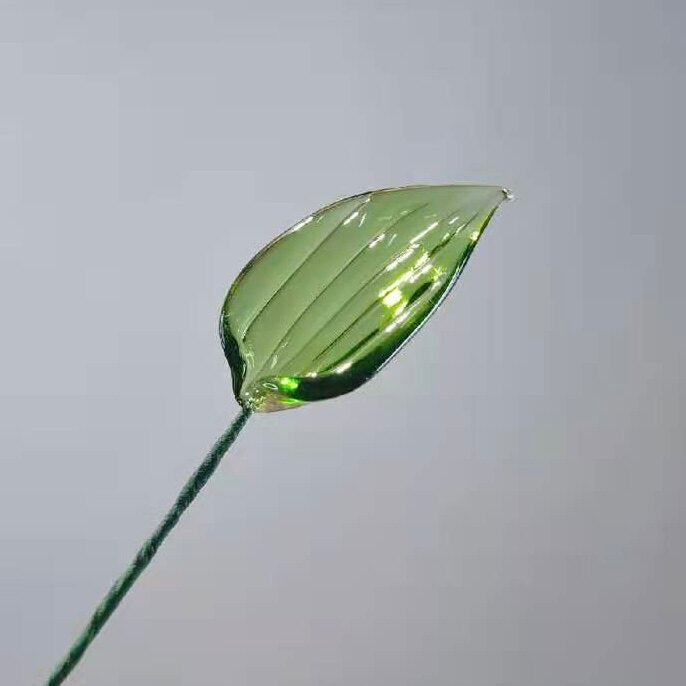 Handmade glass flower