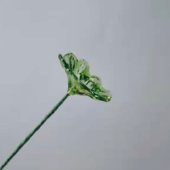 Handmade glass flower