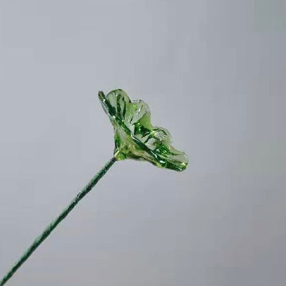 Handmade glass flower