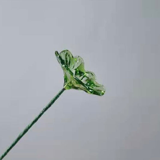 Handmade glass flower