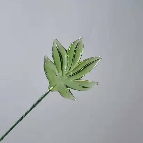 Handmade glass flower