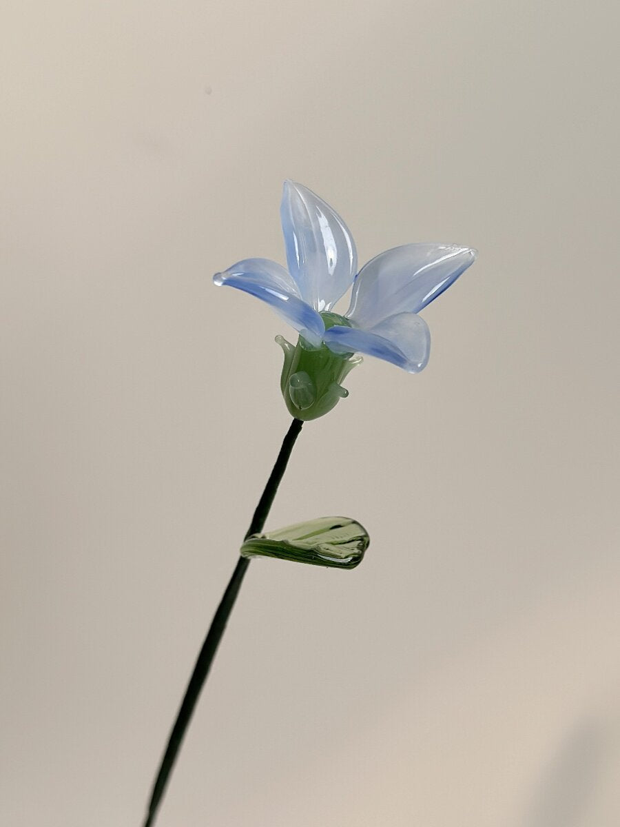 Handmade glass flower