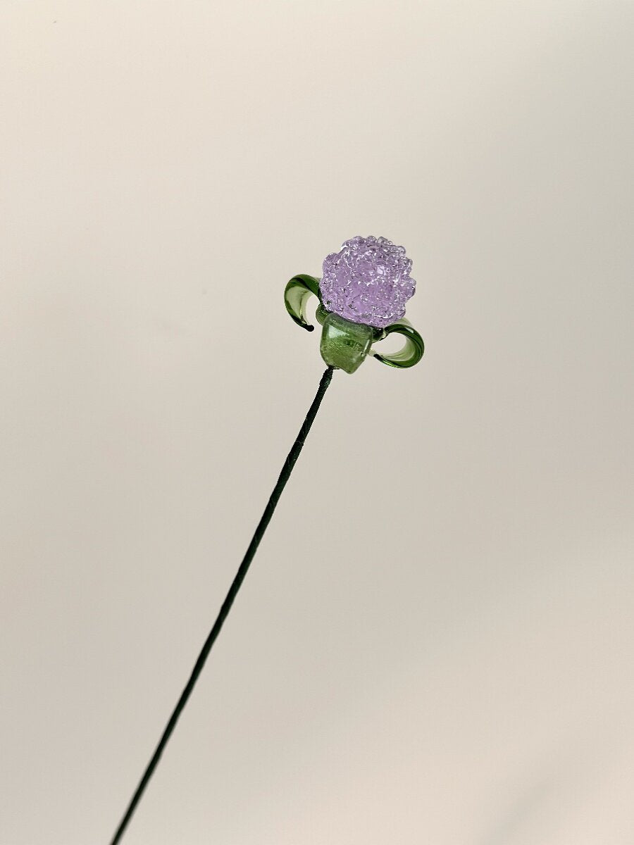 Handmade glass flower