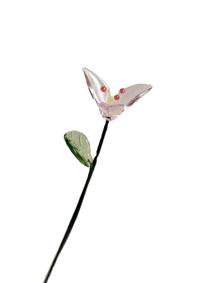 Handmade glass flower
