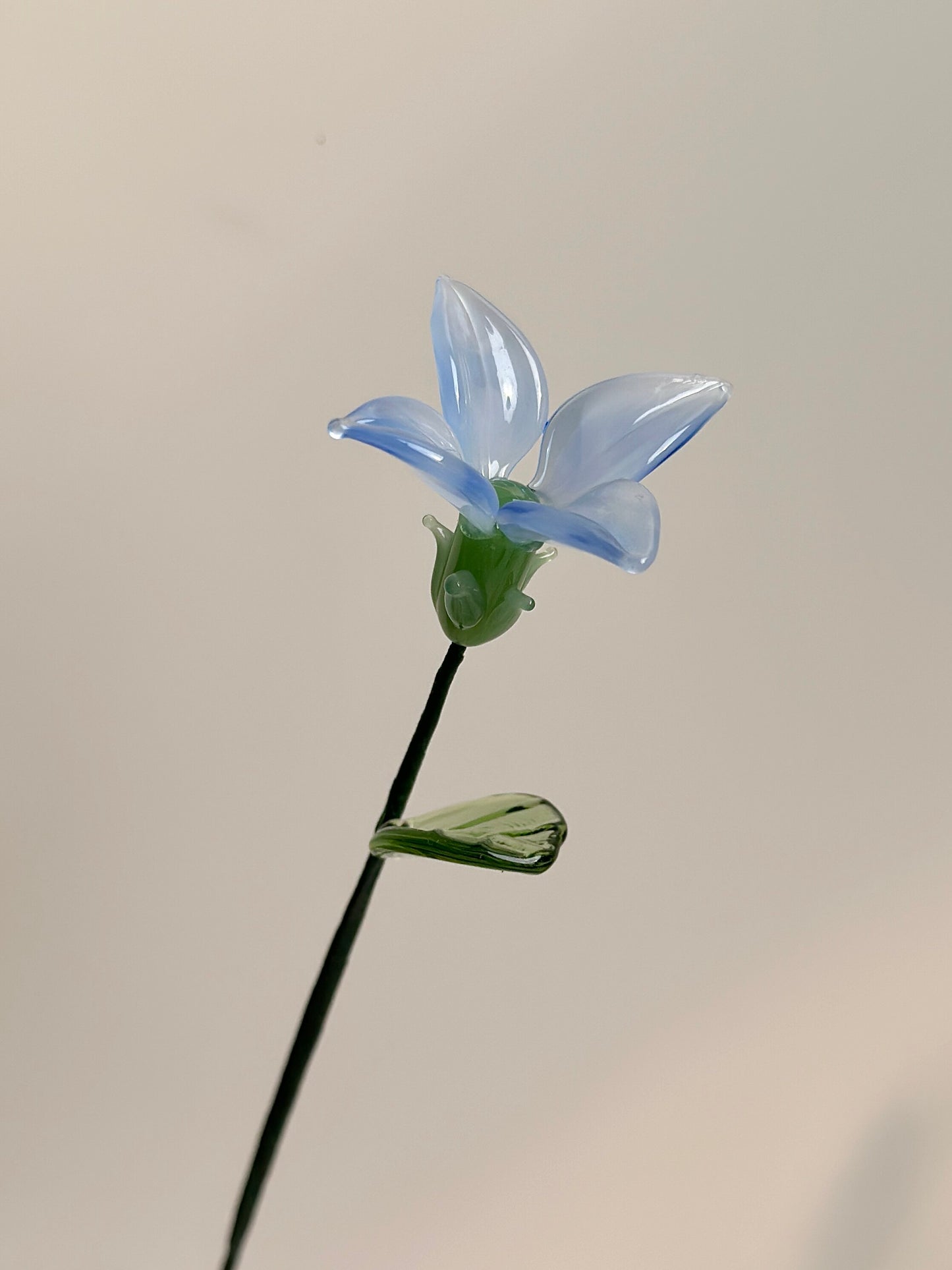 Handmade glass flower