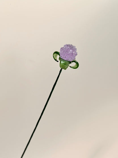 Handmade glass flower