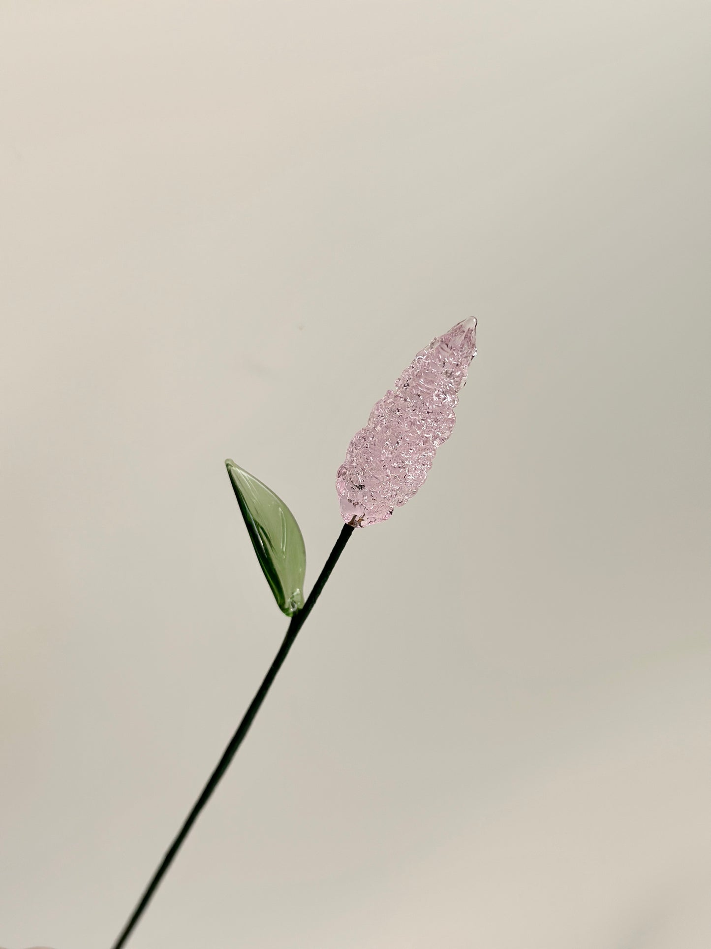 Handmade glass flower