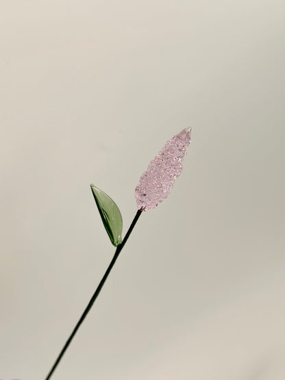 Handmade glass flower