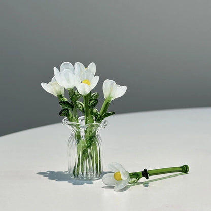 Handmade glass flowers