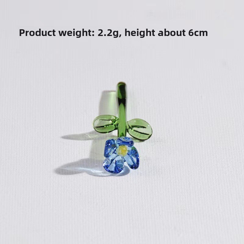 Handmade glass flowers