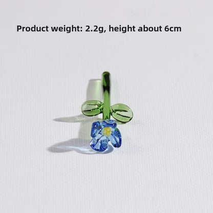 Handmade glass flowers