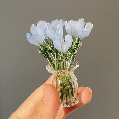 Handmade glass flowers