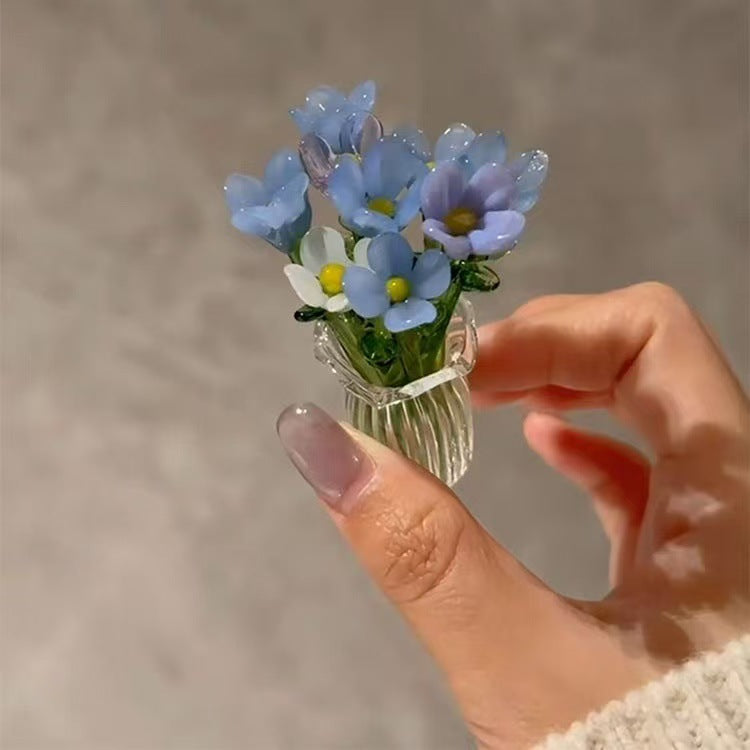 Handmade glass flowers