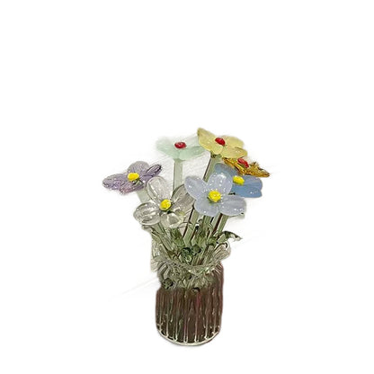 Handmade glass flowers