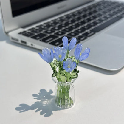 Handmade glass flowers