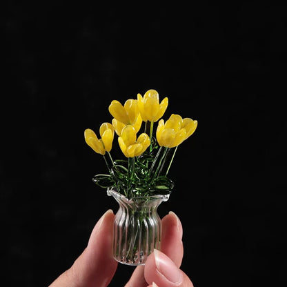 Handmade glass flowers