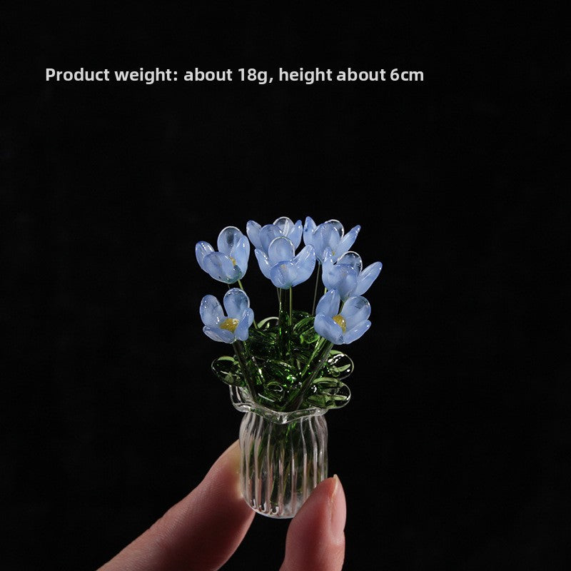 Handmade Glass Simulation Flower Decoration