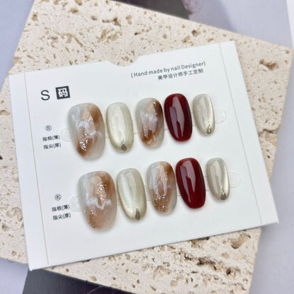 Handmade Gradient Wearable Nails