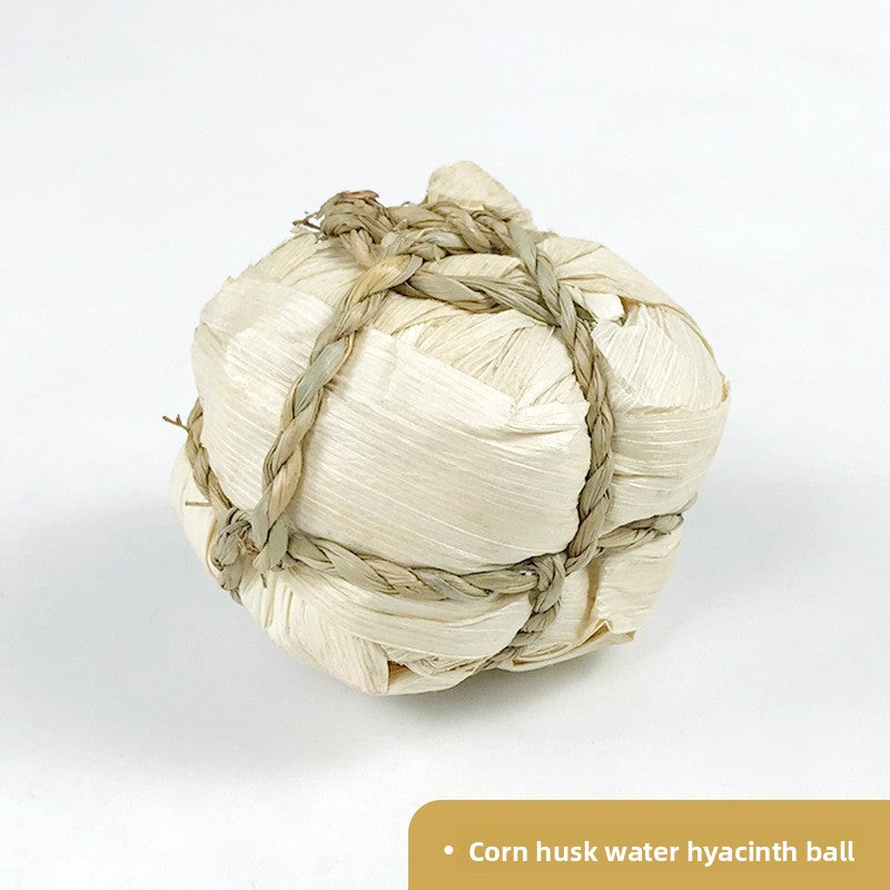 Handmade Grass Chew Balls for Small Pets