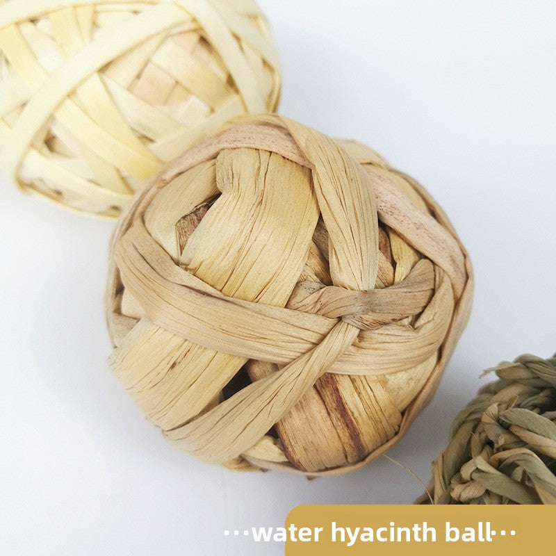 Handmade Grass Chew Balls for Small Pets