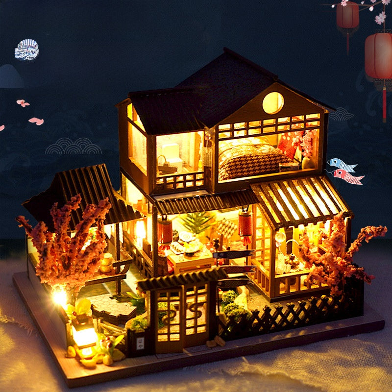Handmade house model