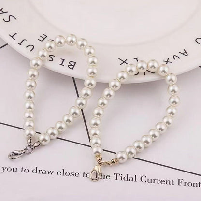 Handmade Imitation Pearl Keychain Pendant