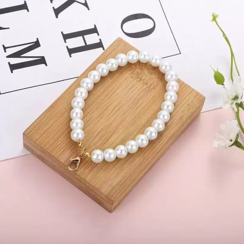 Handmade Imitation Pearl Keychain Pendant