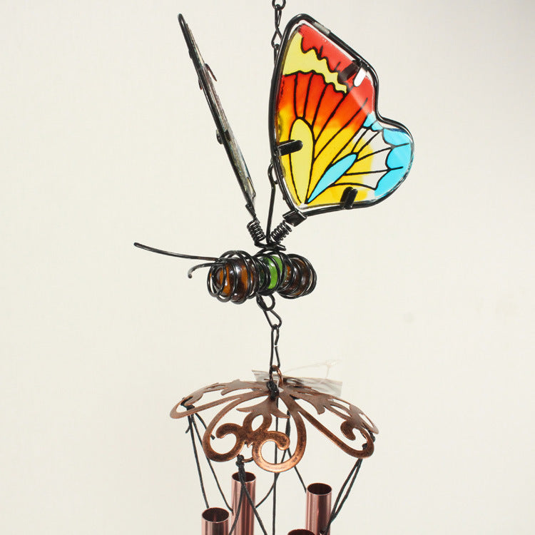 Handmade Iron Butterfly Wind Chime Pendant