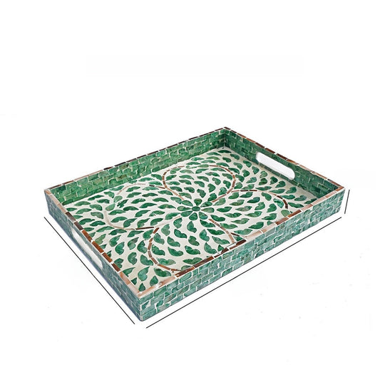 Handmade Mother-of-Pearl Decorative Tray