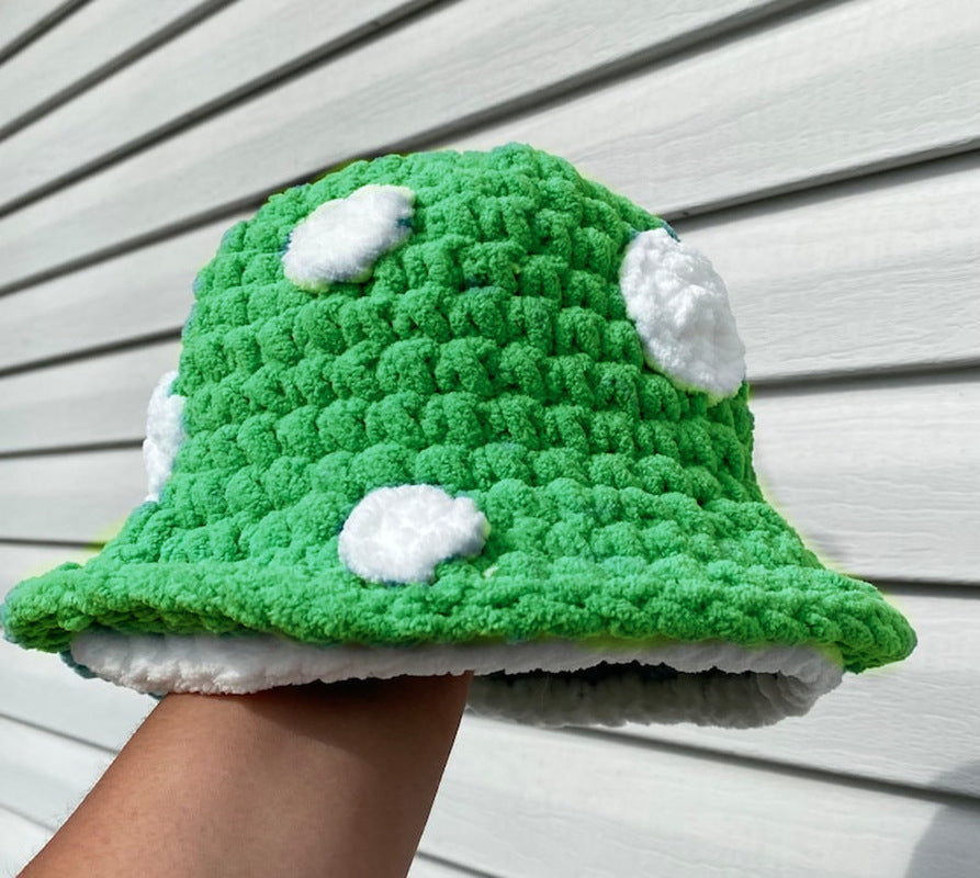 Handmade Mushroom Crochet Bucket Hat