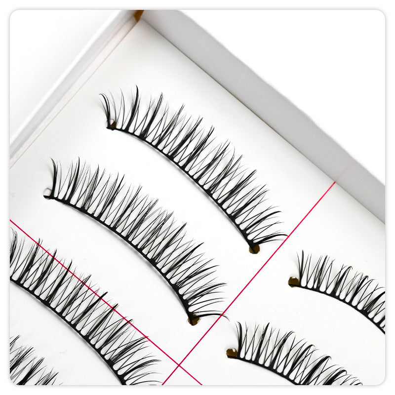 Handmade Natural False Eyelashes Cotton Stem
