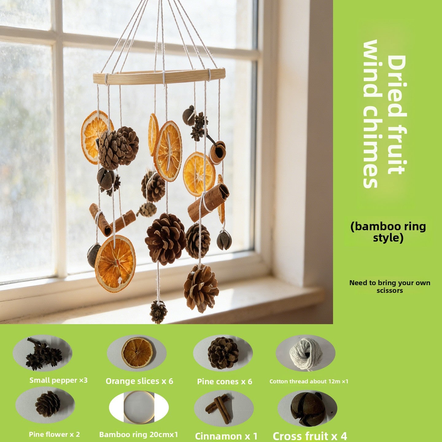 Handmade Natural Wind Chime Craft Kit