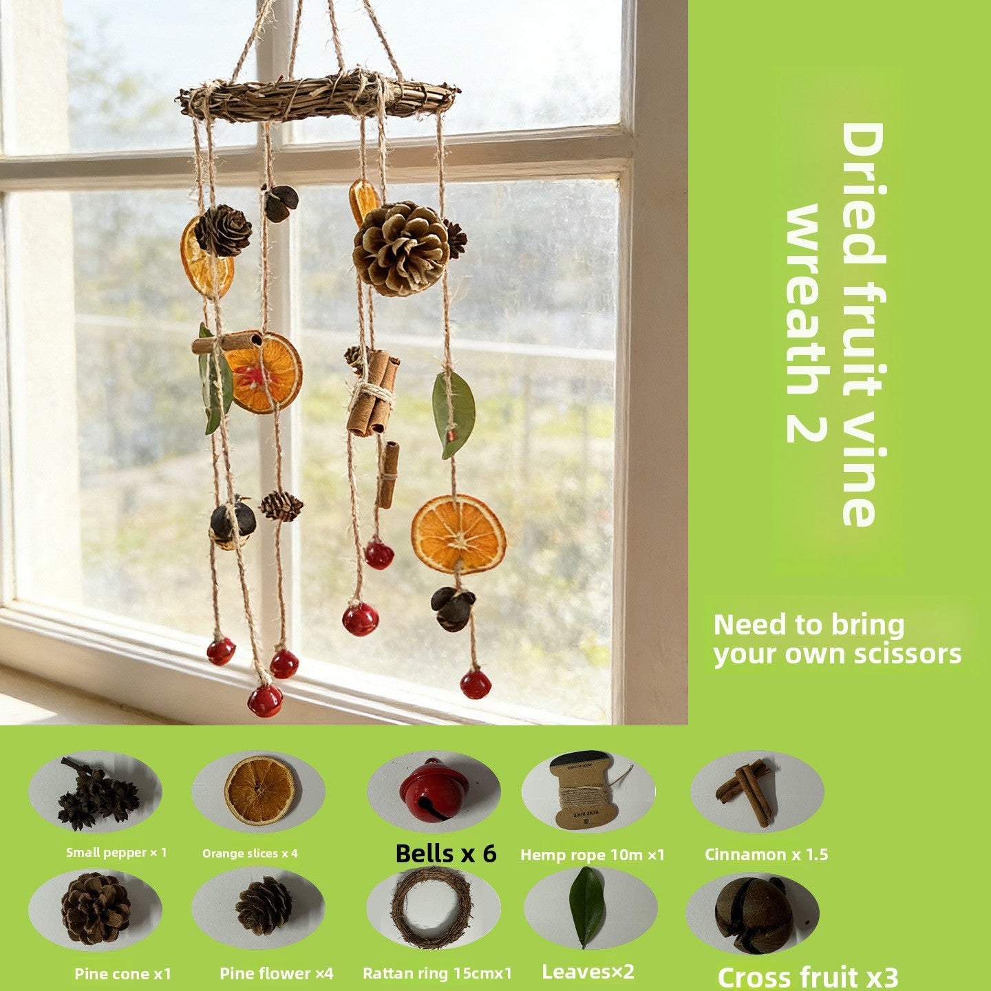 Handmade Natural Wind Chime Craft Kit