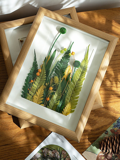 Handmade Preserved Flower Photo Frame Decor