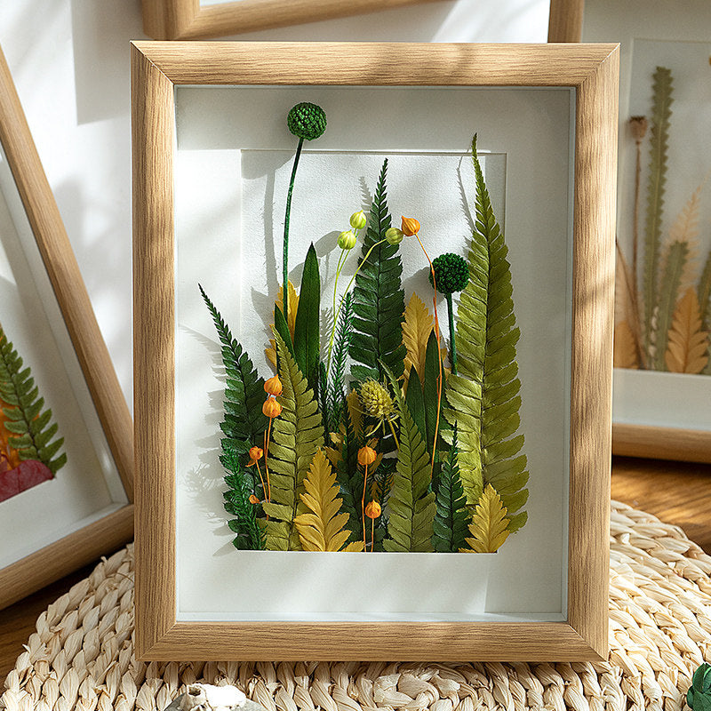 Handmade Preserved Flower Photo Frame Decor