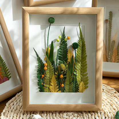 Handmade Preserved Flower Photo Frame Decor