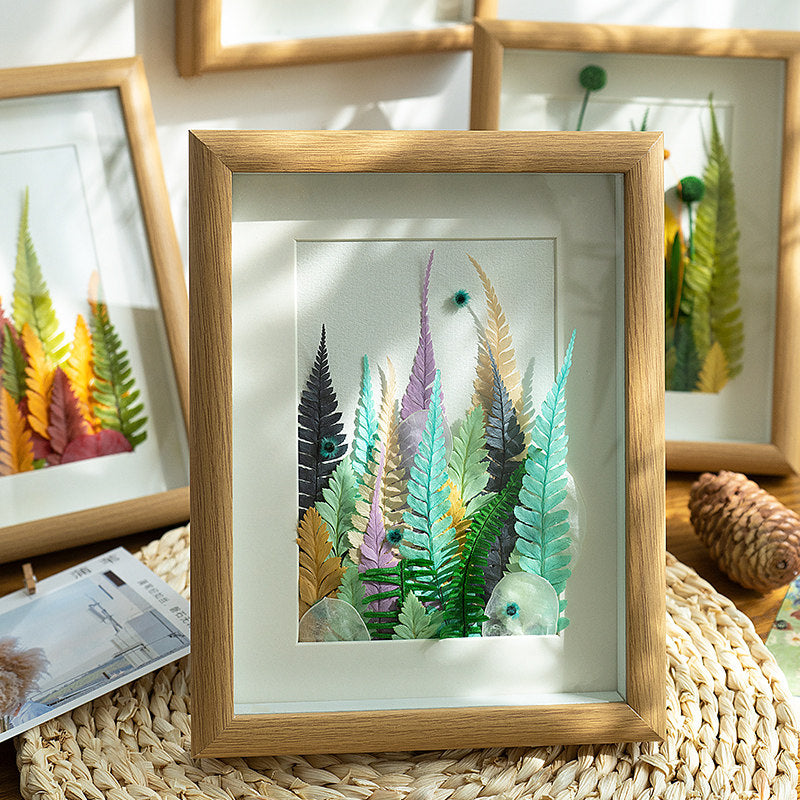 Handmade Preserved Flower Photo Frame Decor
