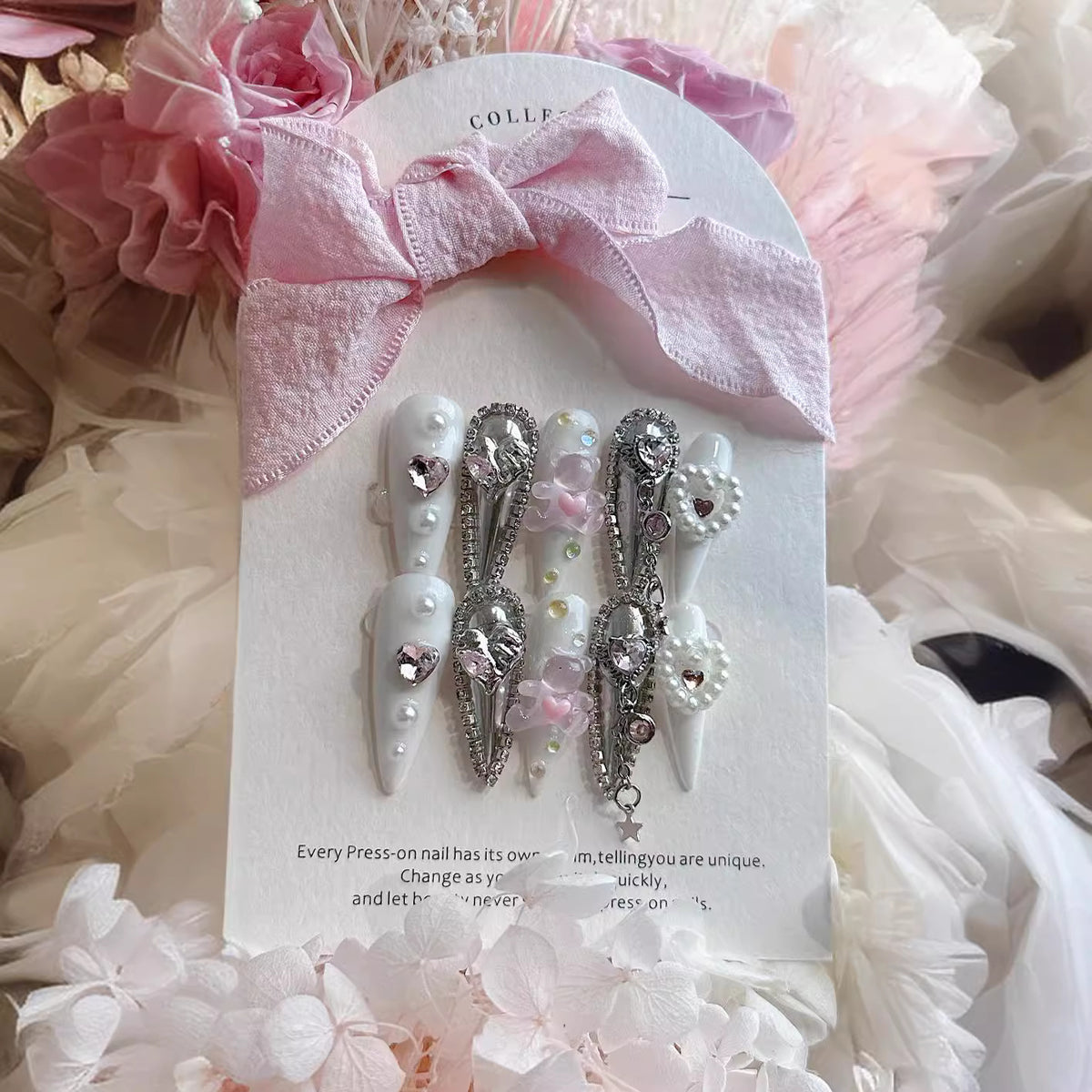 Handmade press-on nails