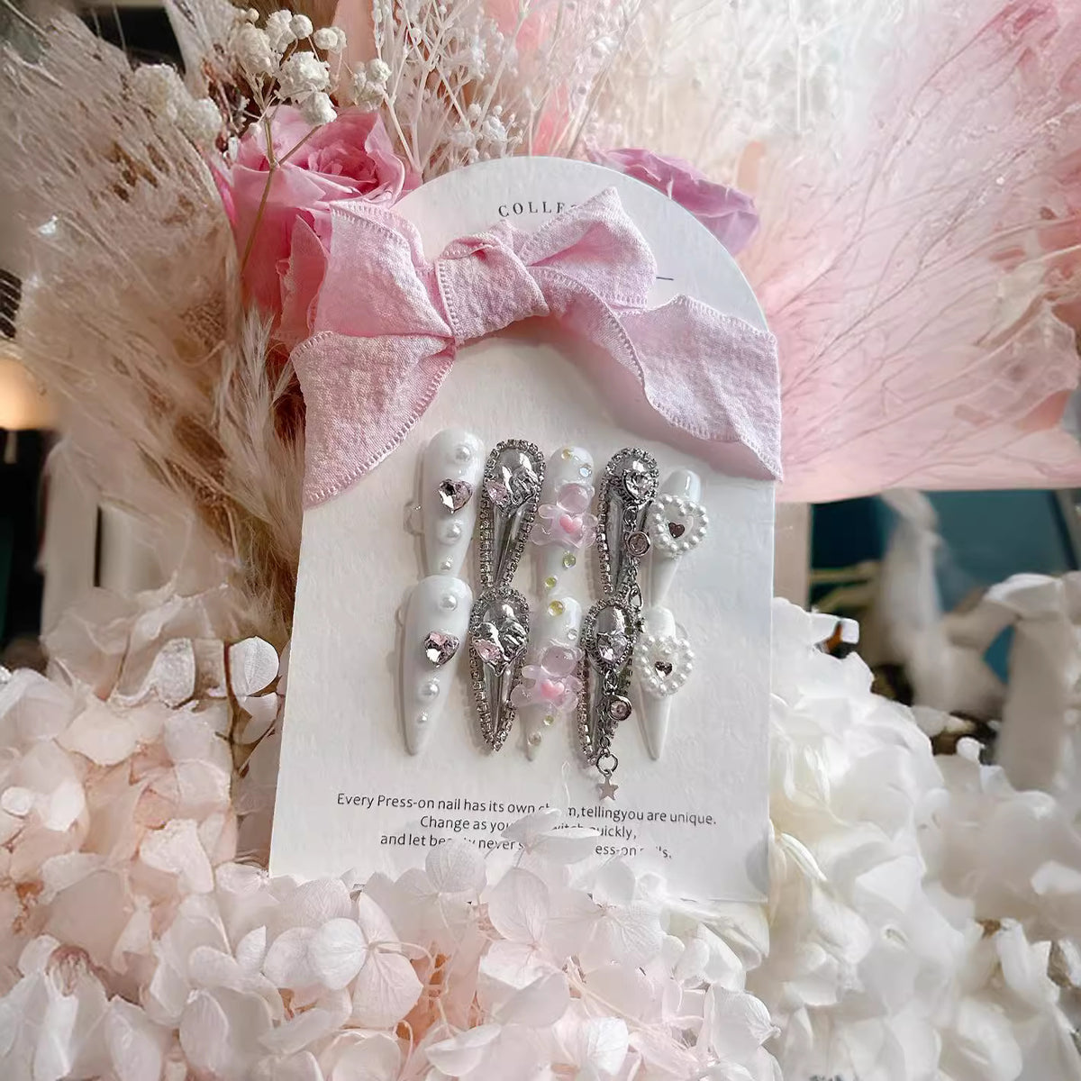 Handmade press-on nails
