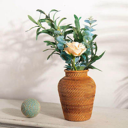 Handmade Rattan Vase