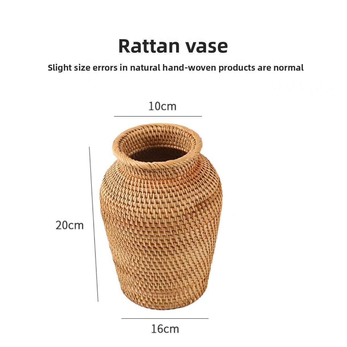 Handmade Rattan Vase