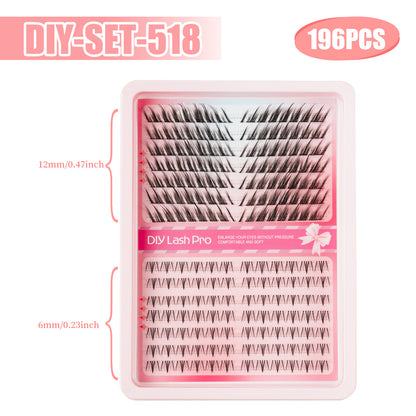 Handmade Segmented False Eyelashes